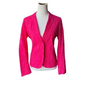 Johnny Was NWT Jade eyelet blazer size Small